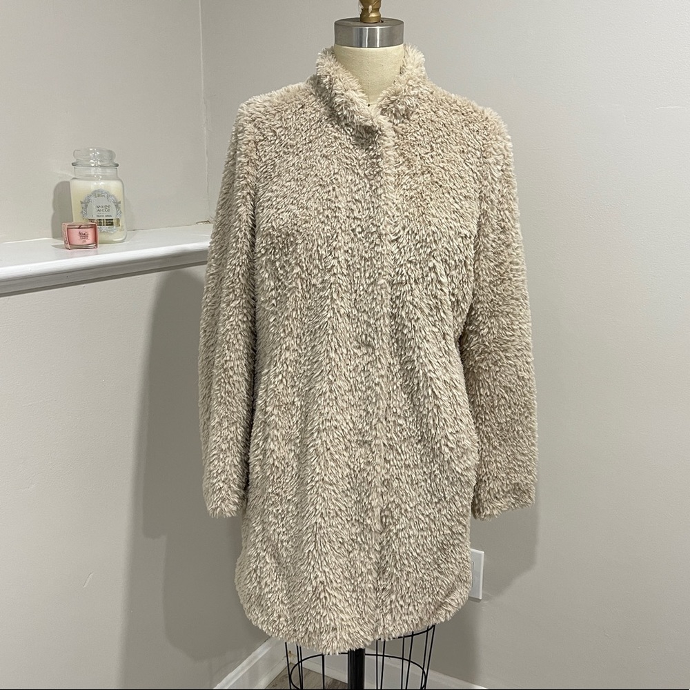 Kenneth Cole Faux Fur Coat